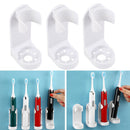 Toothbrush  2pcs Electric Holder No Drills Organizer Removable 4.5x9.5cm for