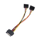 Sata Hard Drive Power Cord 15Pin One Minute Twoturn Wiring Male To Female 1
