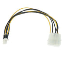 2PCS 20cm 4Pin IDE To 3Pin PC Computer CPU Fan Power Connector Cable Adap xkTOCA