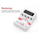 4 Slots Lcd Screen Usb Battery Charger For Rechargeable Aa/Aaa/Ni-Cd/Ni-Mh X5D1