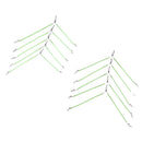 10 Pieces Luminous Balances Stainless Steel Anti  Booms Fishing Parts