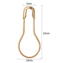600pcs Gourd Safety Pins Metal Clips Knitting Cross Stitch Marker Tag Pins
