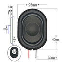 5.2mm 1W Round speaker Loudspeaker Driving Recorder Audio Parts