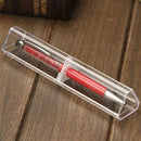 Triangle Pen Case Storage Box Stationery Organizer School Office Use*Transpare3C