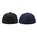 2pcs Mens Skullcap Navy Cap Docker Hat Beanie Sailor Fisherman Retro Hat