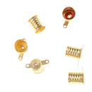 5pcs/set E10 Straight Copper Light Bulb Screw Base PCB Socket Lamp Holder LJ