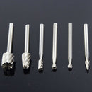 6pcs/set Woodworking Rotary Wood Milling Cutter Rotary Rasp