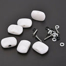 6Pcs Acrylic Guitar Tuning Pegs Buttons Machine Heads Knobs With Screws Kit