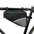 Bicycle Bag MTB Road Bike Front Tube Frame Pouch Cycling Equipment (Grey)