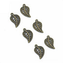 150pcs Wholesale Mixed Color Hollow Leaf Shape Pendant Charms Jewelry Making