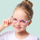 2pcs Fashion Kids Eyeglasse Blue