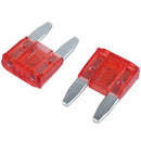 60PCS 10A 10A Auto Mini Blade Fuses Red for Car