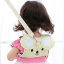Baby Toddler Anti-Lost Backpack Seat Belt Traction Rope  Beige koala