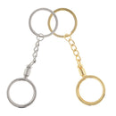 Metal Keychains Coin Keyring Souvenir Bitcoin Protector Key Ring 25mm Golden