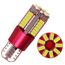 2Pcs T10 57SMD Strobe Blink 3014 LED Canbus Error Free Parking Light Wedge T Kw