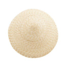 Large Brim Conical Natural Color Bamboo Rain Straw Sun Hat Female Women Fun