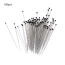 100x  Steel Insect Pins Specimen for School Lab Entomology Dissection Suppl J2A2