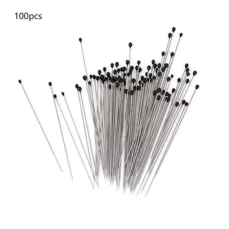 100x  Steel Insect Pins Specimen for School Lab Entomology Dissection Suppl J2A2