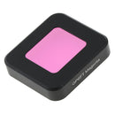 2 Pieces Practical Camera Lens Protection Filter Fit for GoPro, Purple+Red