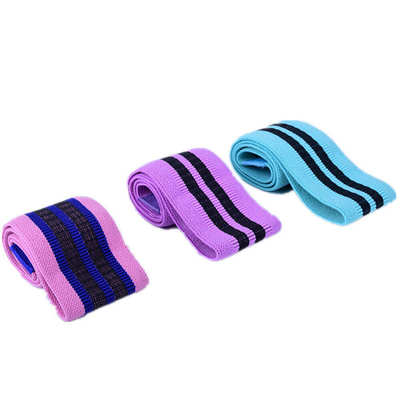 3pcs Hip Squat Resistance Band Anti-slip Booty Leg Loop with Carrying Bag A