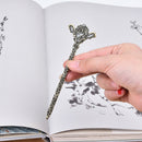 1X Luminous Night Flower Bookmark Label Read Maker Feather Mark Stationery 173C
