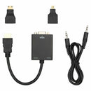 3 in1 HDMI Male To VGA Adapter Convertor Cable + Micro-HDMI to HDMI