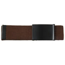 Unisex Canvas Strap Canvas Belt with Buckle (coffee)