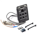 Fishman 4 Band 301 EQ Tuner Piezo Mic Presys Blend Acoustic Guitar Pickup Preamp