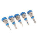 5Pcs 2mm Banana Plugs Female Jack Socket Plug Wire Connector Blue