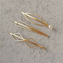 6 Pieces Geometric Metal Hairpin Hair Clip Clamps Accessories Barrettes Bob K8J6