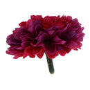 1 Bouquet 10 Head Artificial Silk Daisy Flower Bridal Wedding Party Burgundy
