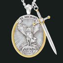 Round Shield Necklace Pendant Necklace