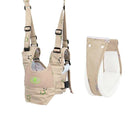Baby Toddler Walking Cotton Learning Walk Protective Breathable Leash Khaki