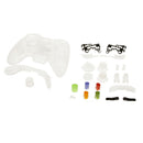 Full Housing Button Case Mod Kit Replacement for Xbox 360 Controller Clear