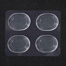 4pcs/set Snare Drum Mute Pad Drum Damper Transparent Instrument Accessories