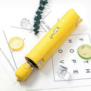 Cartoon Duck Design Automatic Umbrella Yellow Umbrella Female Girl Sunshine