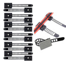 100 Pcs Adjustable Cable Clips Self-Adhesive Cord Fixer Wire Clamp Strap Ho M2J3