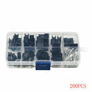 Connectors Wire Black Terminal 2/3/4/5Pin 2.54mm 200pcs/set Dupont Practical
