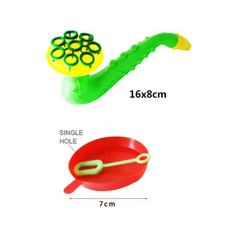 Outdoor Refillable Bubble Gun Blower PC Kids Parent DIY Game Toys Party Supplies