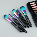 Anmor 7Pcs Rainbow Makeup Brushes Set Professional Brushes With Belt Strap