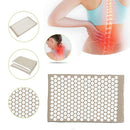 Spike Yoga Cushion Relieve Body Pain Acupuncture Massage Mat (Light Grey) A