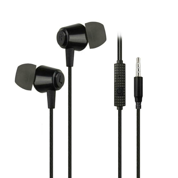 In-Ear Earphone Bass Sound Stereo Music 3.5mm Wired Noise Reduction Sport Earbud