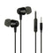 In-Ear Earphone Bass Sound Stereo Music 3.5mm Wired Noise Reduction Sport Earbud