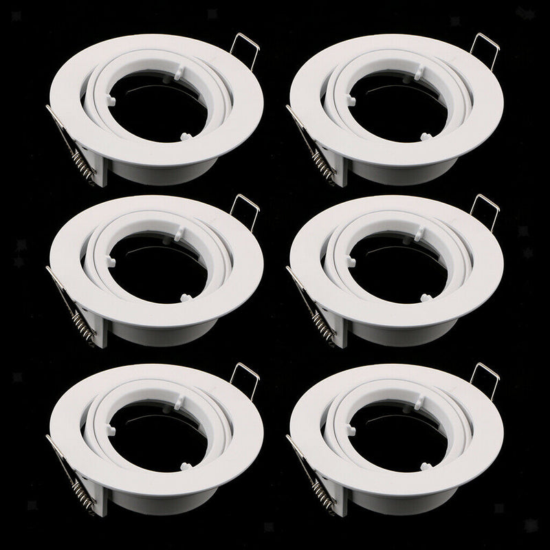 6-Pack MR16 / GU10 Ceiling Downlight LED Replacement Light Holder Bracket