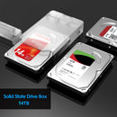 2.5 3.5 External HDD SSD Enclosure SATA III to USB 3.0 Adapter (White)