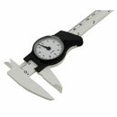 Millimeter Thickness Dial Vernier Caliper Carbon Fiber Composite 0-150mm Ga
