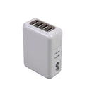 Portable 4 Port Travel Home Wall AC Power Charger Adapter US/EU/UK/AU Plug