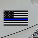 1x 12.5*7.5cm Blue Lives Matter USA American Thin Line Flag Car Stickers Decor