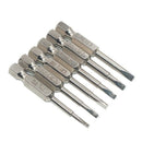 6Pcs S2 Steel Triangular Screw Bits Magnetic Screwdriver Bit Anti Slip e Sc