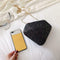 Creative Diamond Shaped Shoulder Bag Sequins Women Crossbody Bags (Black)